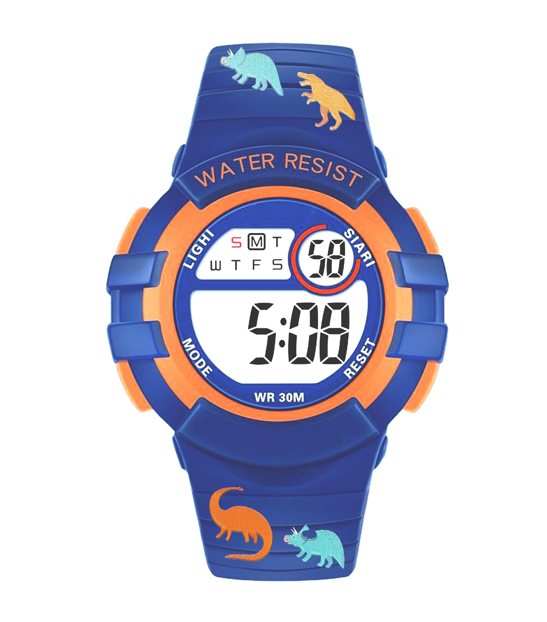 Cartoon Strap Alarm Waterproof Kids Watch